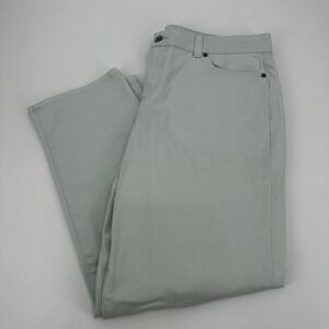 Talbots Simply Flattering Boyfriend Jeans Seafoam Green Size 16 Spring Pastel